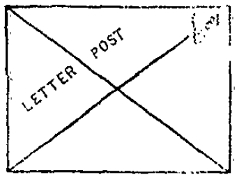 Diagram showing how front of prepaid package is to be marked