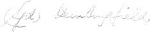 Signature of the Deputy of the Governor-General.