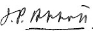 Signature of Joseph P. Abbott