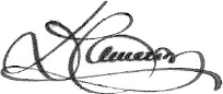 Signature of Don Cameron