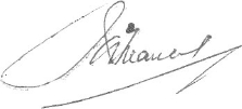 Signature: Josiah Francis