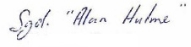 Signature of Postmaster-General