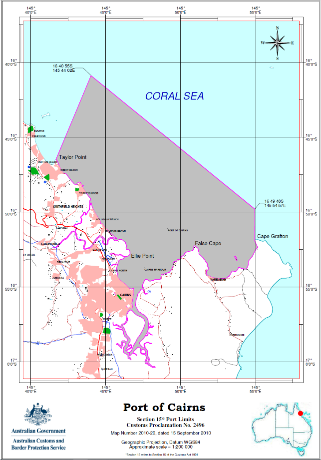 Port Revocation and Appointment (No. 20/11) – Port of Cairns