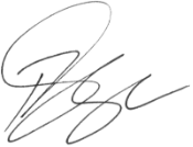 Official Secretary Signature