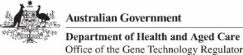 Logo of the Office of the Gene Technology Regulator