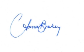 Signature of ACCC Commissioner Anna Brakey