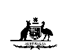 Australian Commonwealth Coat of Arms - it consists of a shield containing the six official state symbols, held up by a kangaroo and an emu.