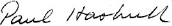 Signature of Governor-General