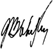 Ben Chifley signature