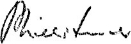 Signature of Treasurer