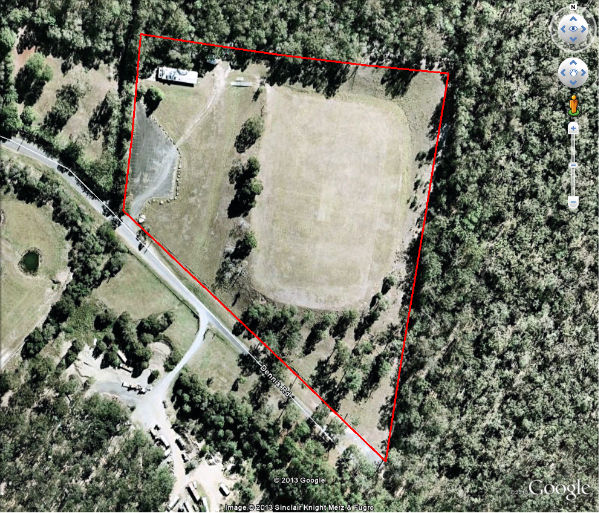 The image is Map 2 contained in Annexure A, and displays the boundaries for the network determined to be adequately served at Elements Retirement Living in Springwood, Queensland.