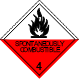 Image of spontaneously combustible class label