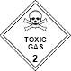 Image of toxic gas class label