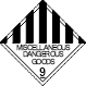 Image of miscellaneous dangerous goods class label