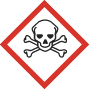 Image of GHS skull and crossbones pictogram