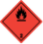 This image is a flammable gas class label.