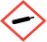 This image is a GHS compressed gas pictogram.