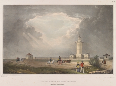 Figure 6 – Historical drawing - View of the first Macquarie Lighthouse in 1829