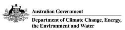 Departmental logo. Department of Climate Change Energy the Environment and Water