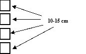 Image of seventh lane marking pattern for Canada, showing width dimensions for guiding lines. 