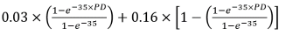 The formula for the correlation factor for other retail exposures.