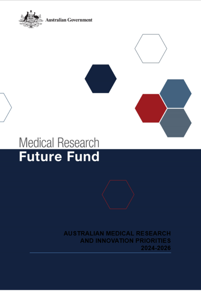 Australian Government Crest

Title: Medical Research Future Fund

Title: Australian Medical Research and Innovation Priorities 2024-2026