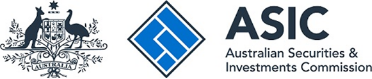 Australian Securities and Investments Commission logo and commonwealth coat of arms