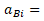 The symbol used in Equation 12 for the area burnt in the ith carbon estimation area during the reporting period, in hectares.