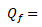 The symbol used in Equation 14 for the quantity of fuel type f combusted within the reporting period for the project area, in kilolitres.