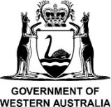 Western Australia Government logo